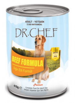 Dr.Chef Tahılsız Sığır Etli 415 gr Köpek Maması kullananlar yorumlar